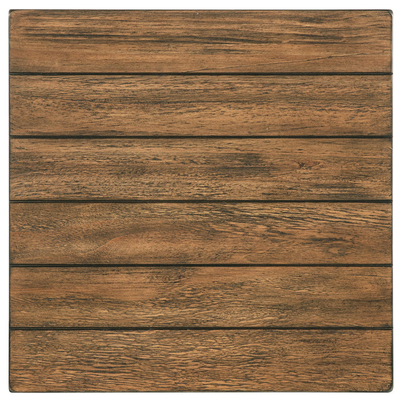 Coaster Furniture Payne 710546 Wood End Table with Shelf - Distressed Brown IMAGE 4