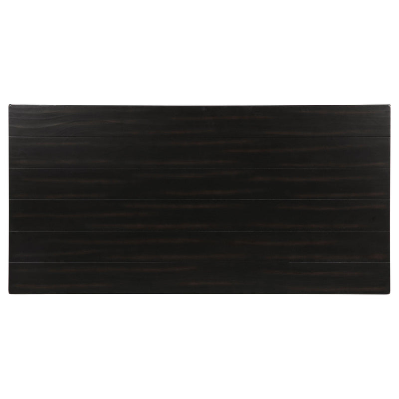 Coaster Furniture Payne 710568 Wood Coffee Table with Shelf - Distressed Java IMAGE 4