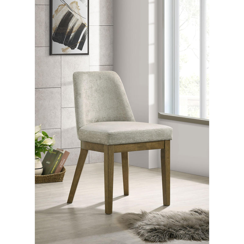 Coaster Furniture Castlewood 109352 Upholstered Side Chair - Light Tan IMAGE 2