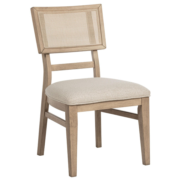 Coaster Furniture Kailani 109382 Rattan Cane Dining Side Chair - Beige Oak IMAGE 1