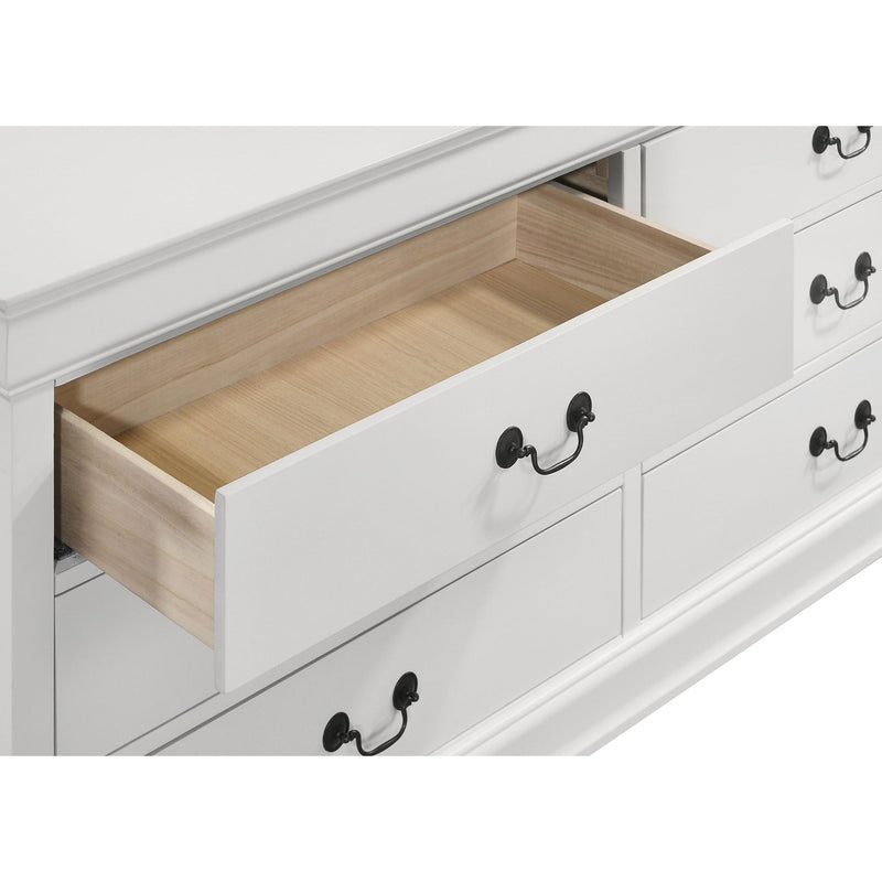 Coaster Furniture Louis Philippe 202443 6-Drawer Dresser - White IMAGE 11