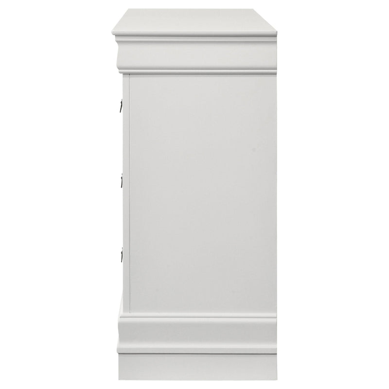 Coaster Furniture Louis Philippe 202443 6-Drawer Dresser - White IMAGE 5
