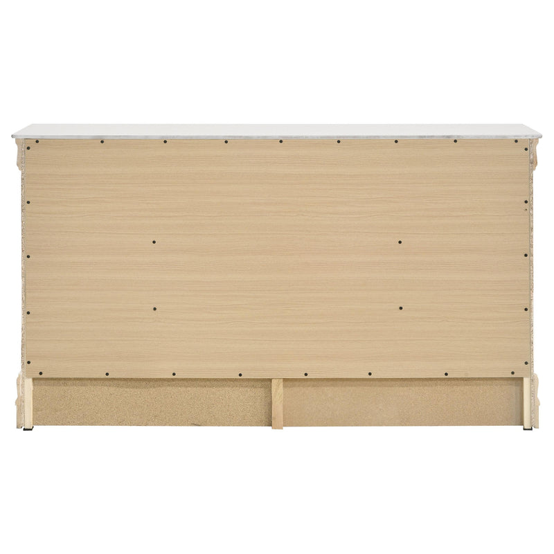 Coaster Furniture Louis Philippe 202443 6-Drawer Dresser - White IMAGE 7