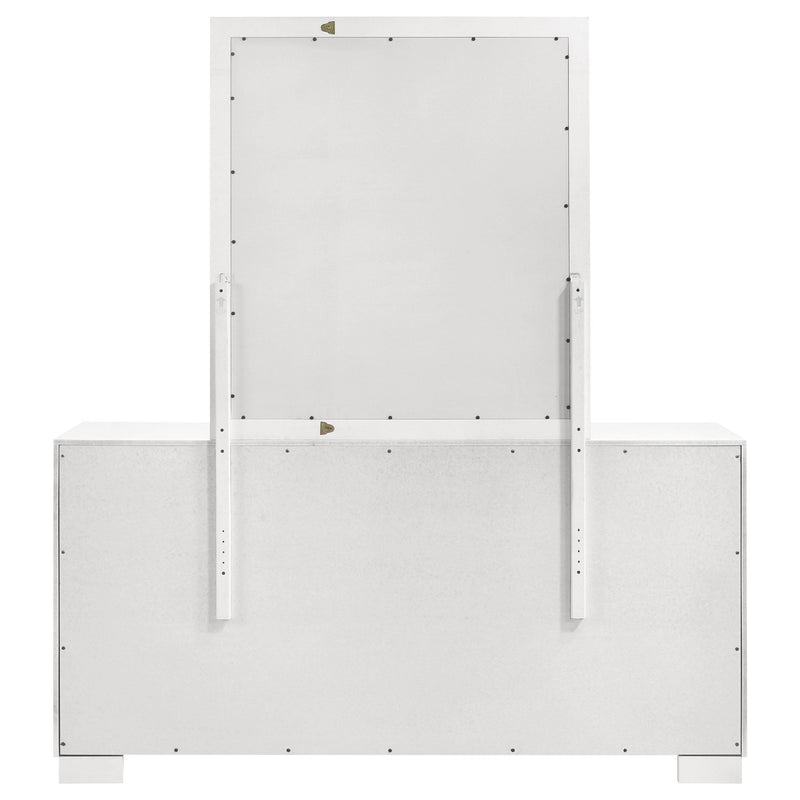Coaster Furniture Jessica 202993M 6-Drawer Dresser with Mirror - Cream White IMAGE 7
