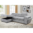 IFDC Fabric Sleeper Sectional IF-9080 LHF IMAGE 5