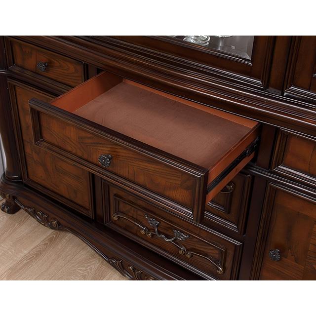 Furniture of America Manzanita FM3261CH-HB-SET Hutch & Buffet IMAGE 4