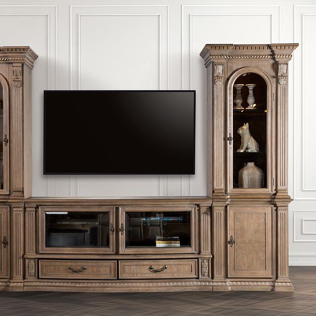 Furniture of America Bromoak FM5418AK-TV-SET Entertainment Center IMAGE 1