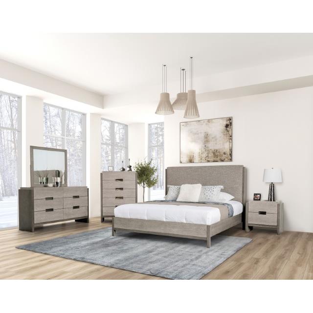  Furniture of America Grimsby FM7597GY-EK King Bed IMAGE 2