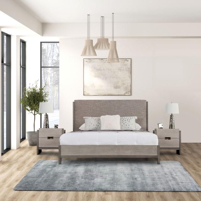  Furniture of America Grimsby FM7597GY-EK King Bed IMAGE 3