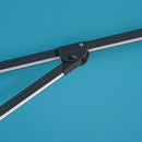 Furniture of America Sano LA-A015TL+BASE 10 Ft Square Umbrella w/ Double Top w/ LED + 37" Large Base IMAGE 12