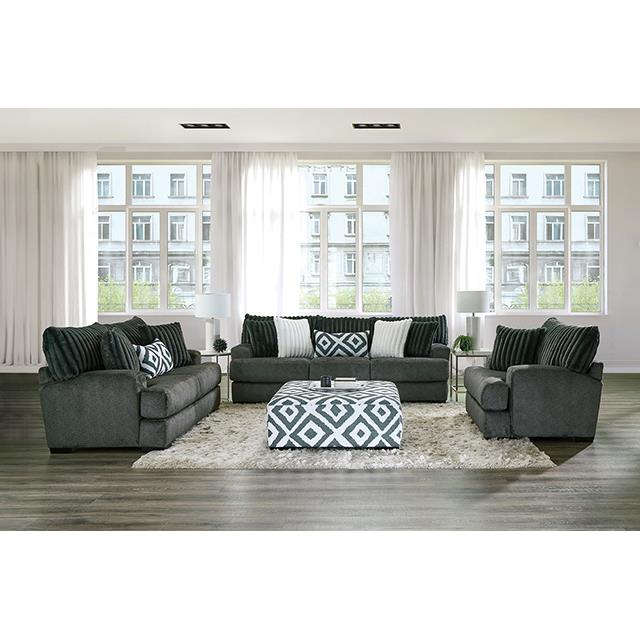 Furniture of America Loughlin SM5195-CH-SW Swivel Chair IMAGE 2