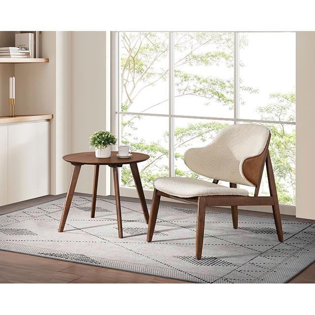 Furniture of America Arth FM-AC200WN Accent Table IMAGE 2