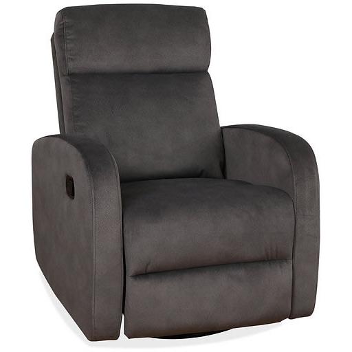 IFDC Swivel Glider Fabric Recliner with Wall Recline IF-6336 IMAGE 1