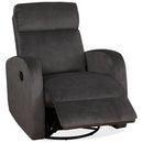 IFDC Swivel Glider Fabric Recliner with Wall Recline IF-6336 IMAGE 3