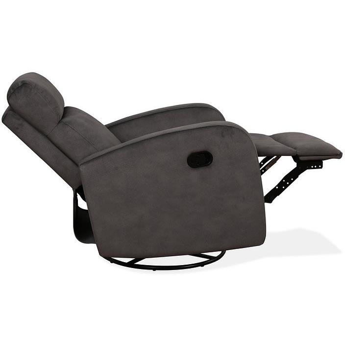 IFDC Swivel Glider Fabric Recliner with Wall Recline IF-6336 IMAGE 5
