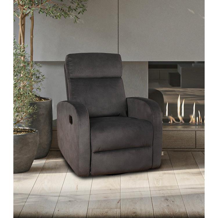 IFDC Swivel Glider Fabric Recliner with Wall Recline IF-6336 IMAGE 6