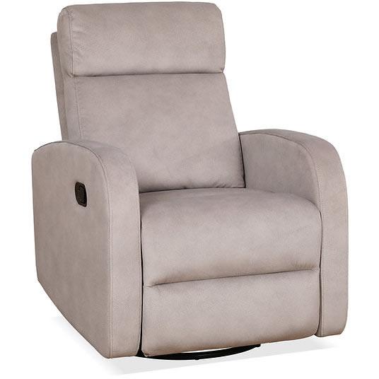 IFDC Swivel Glider Fabric Recliner with Wall Recline IF-6337 IMAGE 1