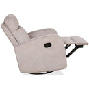 IFDC Swivel Glider Fabric Recliner with Wall Recline IF-6337 IMAGE 5