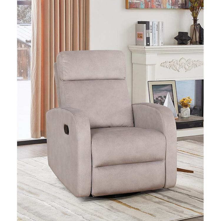 IFDC Swivel Glider Fabric Recliner with Wall Recline IF-6337 IMAGE 6