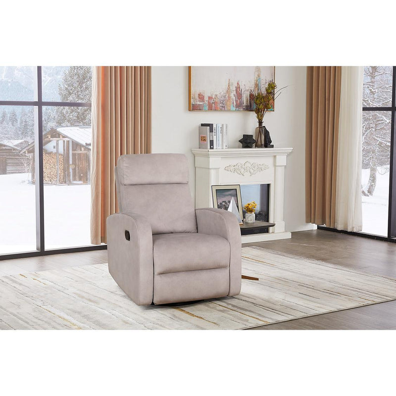 IFDC Swivel Glider Fabric Recliner with Wall Recline IF-6337 IMAGE 7