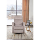IFDC Swivel Glider Fabric Recliner with Wall Recline IF-6337 IMAGE 9