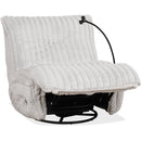 IFDC Swivel Glider Fabric Recliner with Wall Recline IF-6305 IMAGE 2