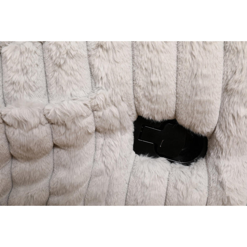 IFDC Swivel Glider Fabric Recliner with Wall Recline IF-6305 IMAGE 8