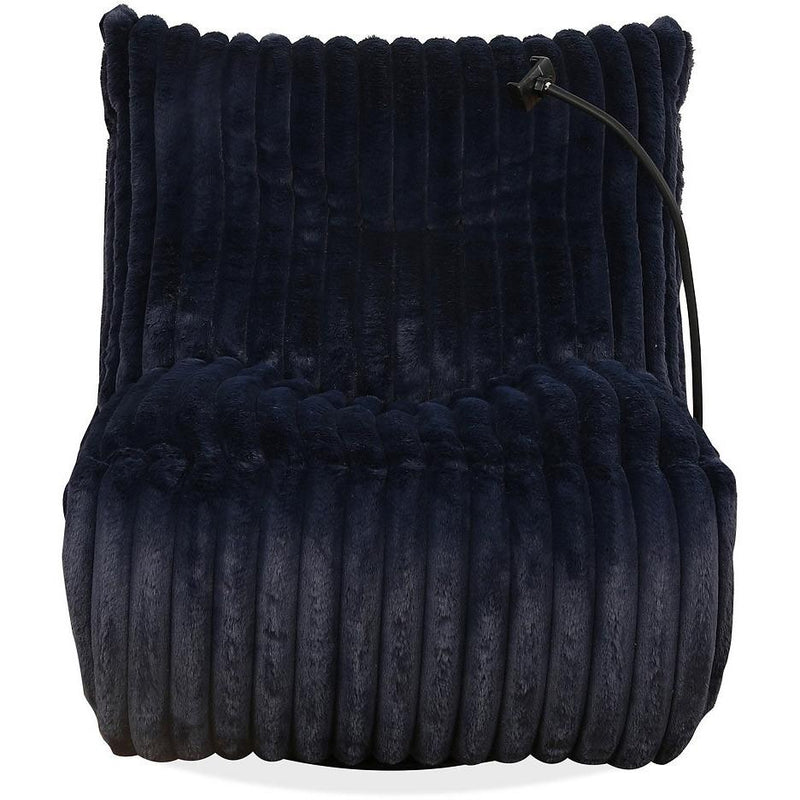 IFDC Swivel Glider Fabric Recliner with Wall Recline IF-6306 IMAGE 4