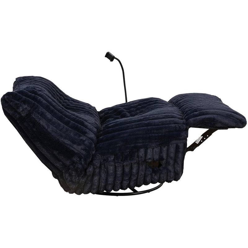 IFDC Swivel Glider Fabric Recliner with Wall Recline IF-6306 IMAGE 6