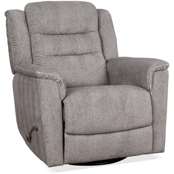 IFDC Swivel Glider Fabric Recliner with Wall Recline IF-6345 IMAGE 1