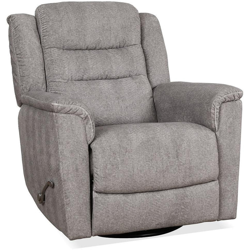 IFDC Swivel Glider Fabric Recliner with Wall Recline IF-6345 IMAGE 1