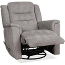 IFDC Swivel Glider Fabric Recliner with Wall Recline IF-6345 IMAGE 2