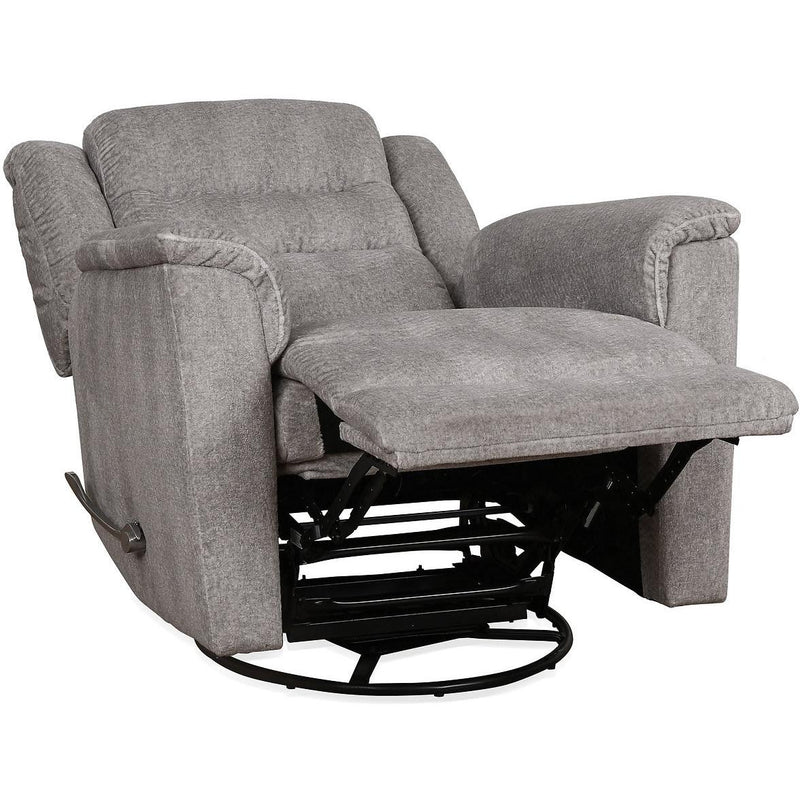IFDC Swivel Glider Fabric Recliner with Wall Recline IF-6345 IMAGE 3