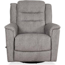 IFDC Swivel Glider Fabric Recliner with Wall Recline IF-6345 IMAGE 4