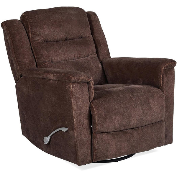 IFDC Swivel Glider Fabric Recliner with Wall Recline IF-6346 IMAGE 1