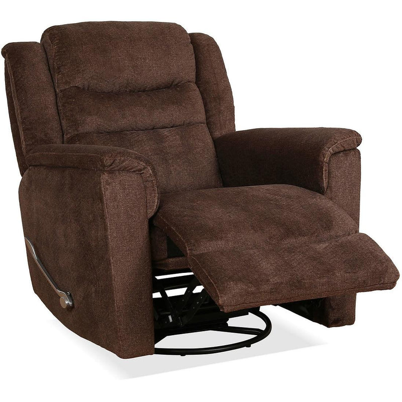 IFDC Swivel Glider Fabric Recliner with Wall Recline IF-6346 IMAGE 2