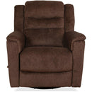 IFDC Swivel Glider Fabric Recliner with Wall Recline IF-6346 IMAGE 5
