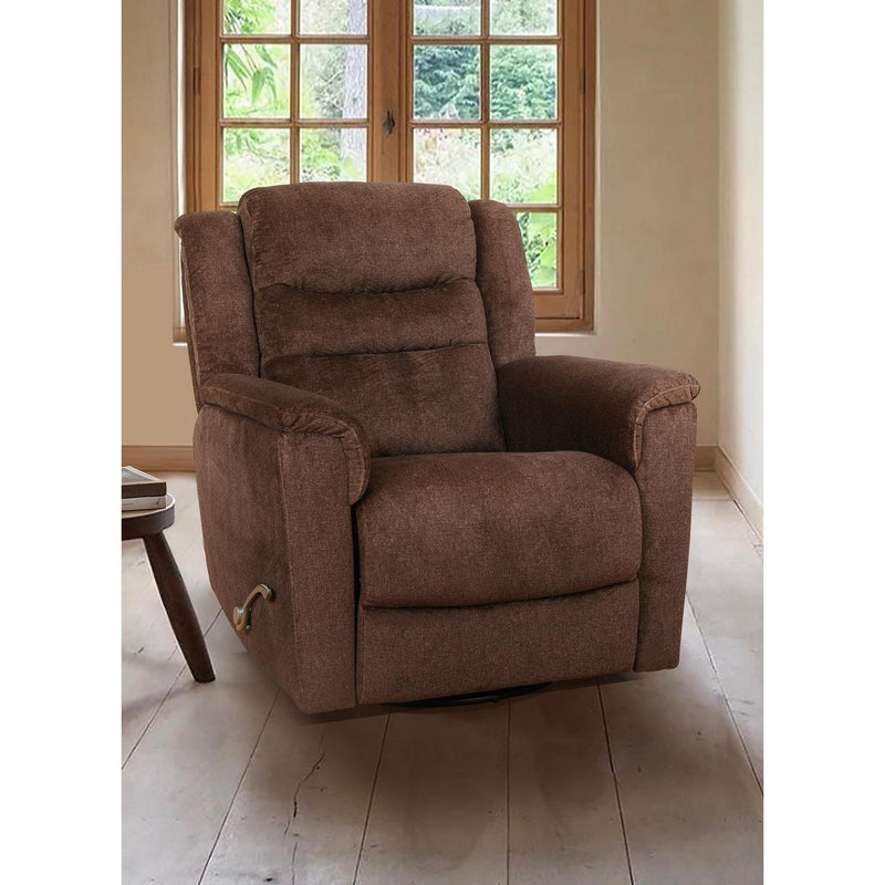 IFDC Swivel Glider Fabric Recliner with Wall Recline IF-6346 IMAGE 9
