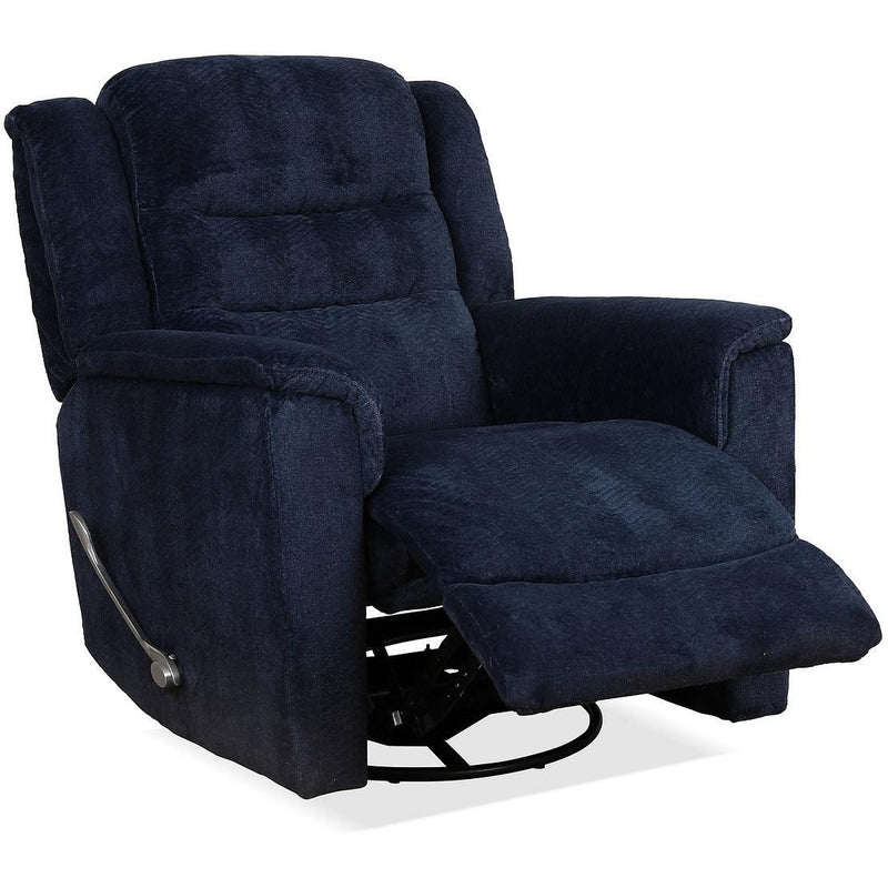 IFDC Swivel Glider Fabric Recliner with Wall Recline IF-6347 IMAGE 2