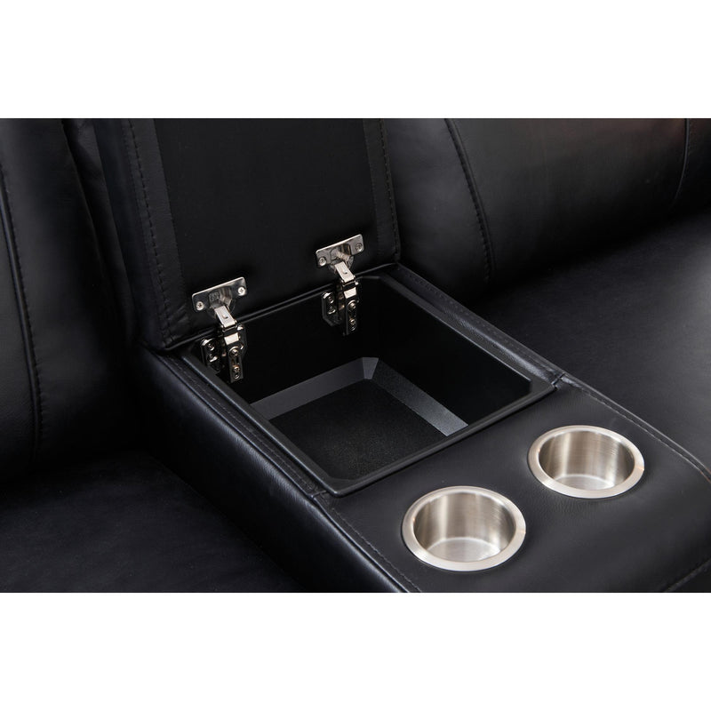 IFDC Power Reclining Leather Match Loveseat with Console IF-8005 Power Reclining Loveseat with Console IMAGE 7