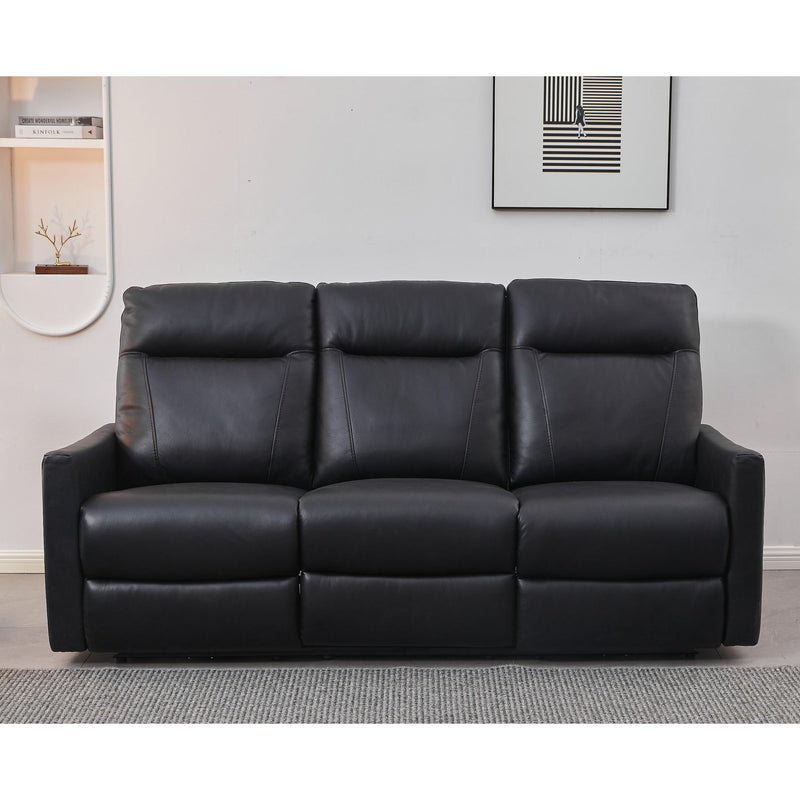 IFDC Power Reclining Leather Match Sofa IF-8005 Power Reclining Sofa IMAGE 1