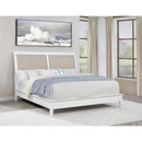 Coaster Furniture Bexhill 223471Q 56-inch Upholstered Queen Panel Bed - White IMAGE 6
