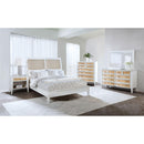 Coaster Furniture Bexhill 223471KE 56-inch Upholstered Eastern King Panel Bed - White IMAGE 8