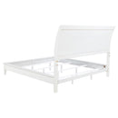 Coaster Furniture Bexhill 223471KW 56-inch Upholstered California King Panel Bed - White IMAGE 4