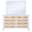Coaster Furniture Bexhill 223473M 10-Drawer Dresser and Mirror - White IMAGE 2