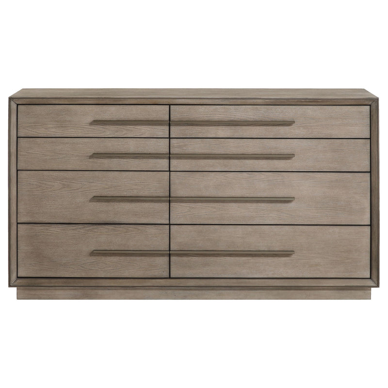 Coaster Furniture Durango 223273 8-Drawer Dresser - Taupe Oak IMAGE 2