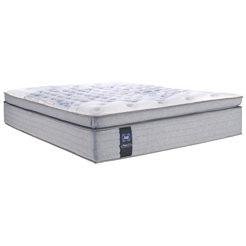 Sealy Emilio Plush Euro Pillow Top Mattress (Twin) IMAGE 1