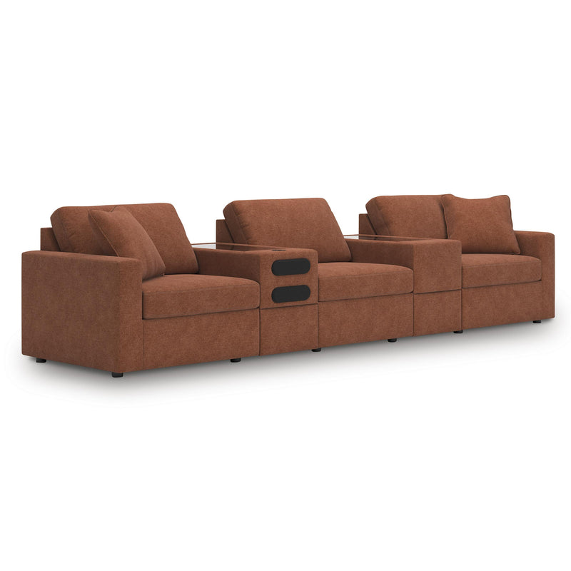  Signature Design by Ashley Modmax 92102S64 5 pc Sectional with Audio System IMAGE 1
