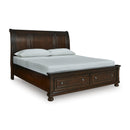  Millennium Porter B697B47 California King Sleigh Storage Bed IMAGE 1