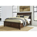  Millennium Porter B697B47 California King Sleigh Storage Bed IMAGE 5